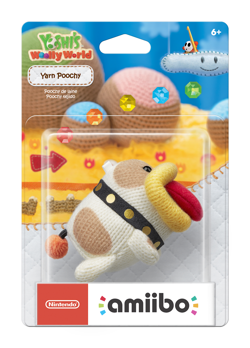 Poochy packaging (Yoshi S Woolly World series) — AMiiPEDIA