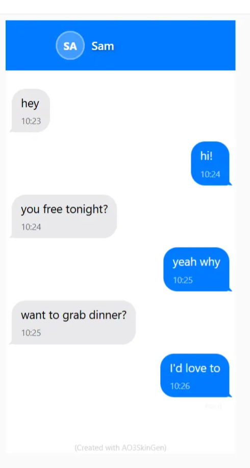 iOS Two-Person Chat Example