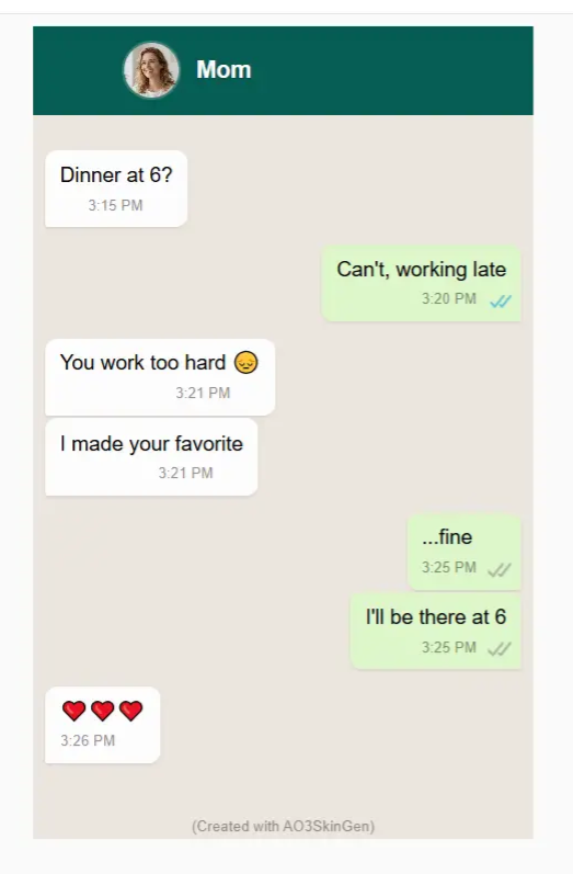 WhatsApp with Profile Picture Example