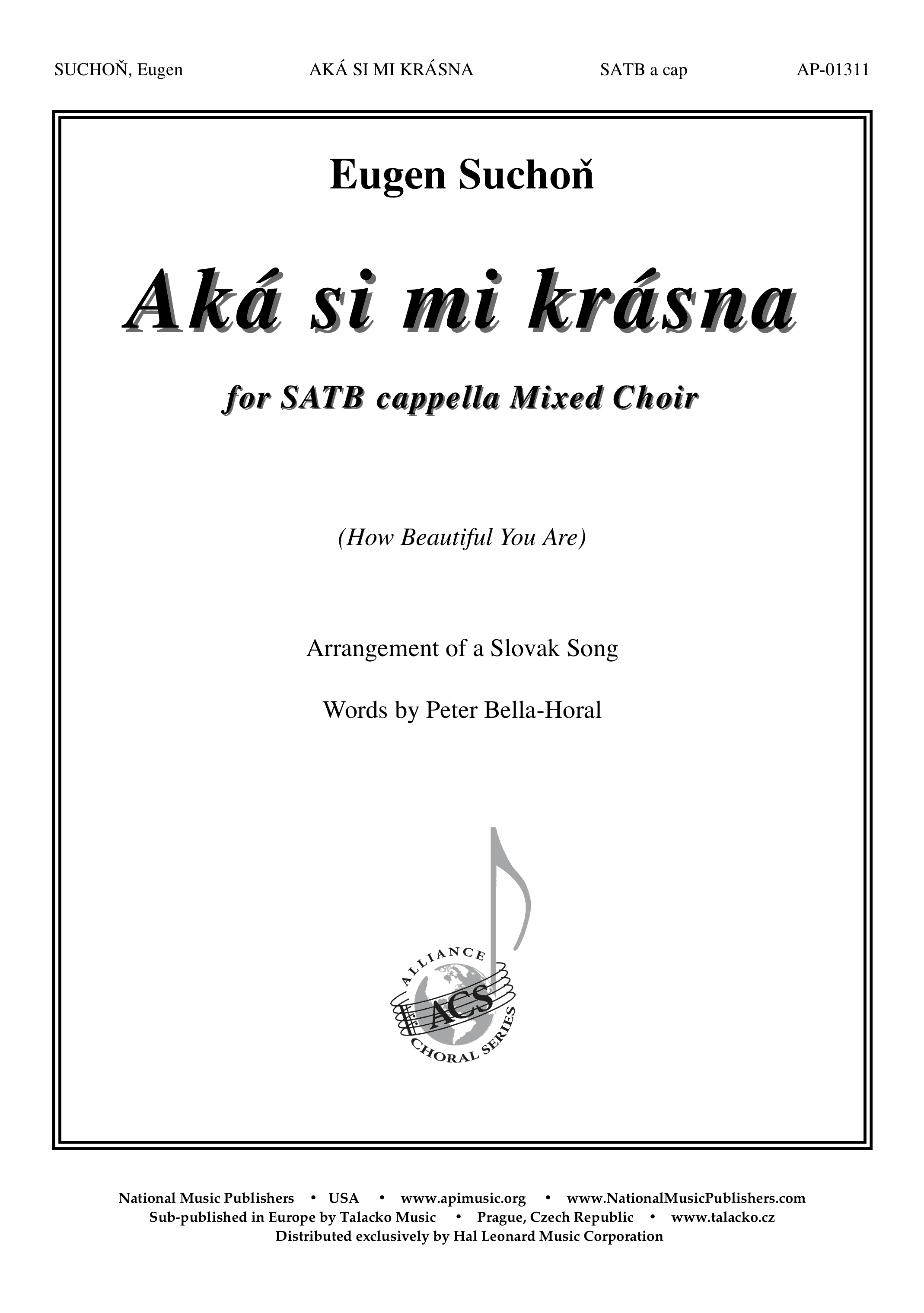 SATB Category - Alliance Publications, Inc.