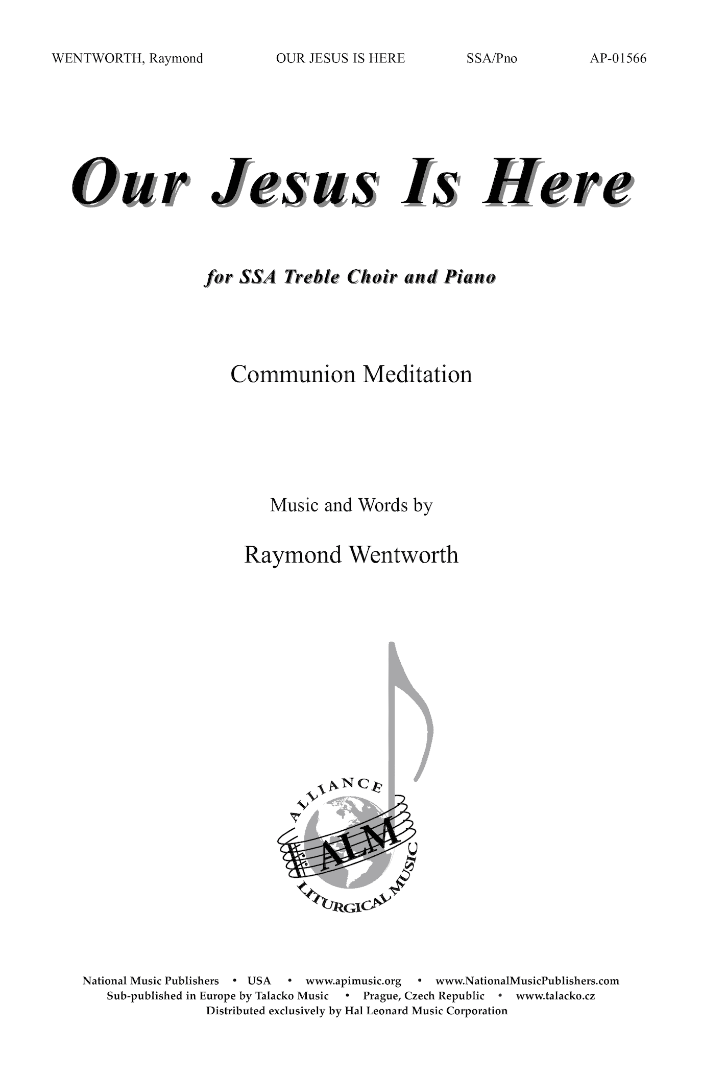 Our Jesus Is Here Ssa Pno SSA National Music Publishers Our Jesus Is Here Ssa Pno SSA National Music Publishers