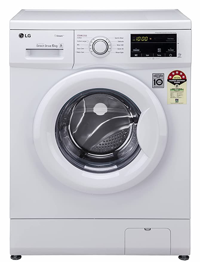 LG 6.0 Kg 5 Star Inverter Fully-Automatic Front Loading Washing Machine