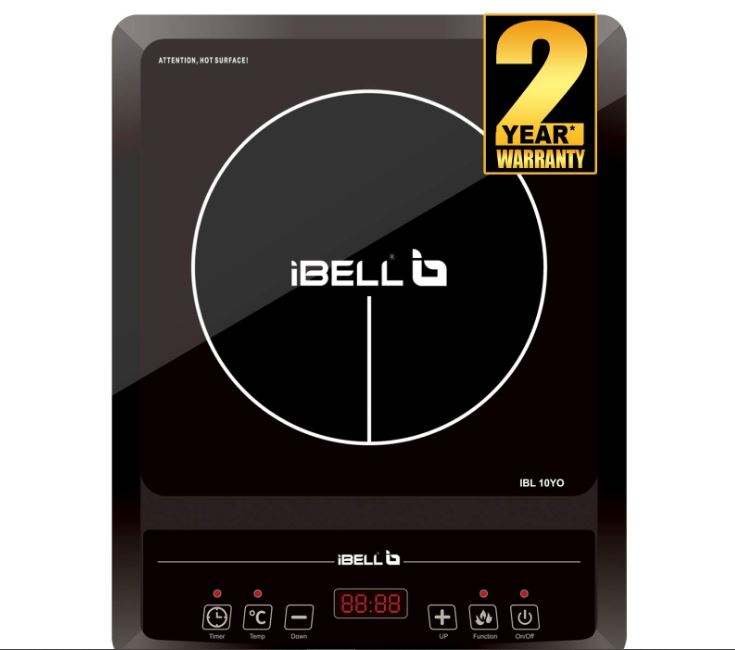 iBELL 2000 W Glass Induction Cooktop