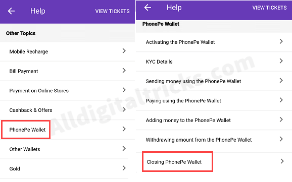 How To Deactivate PhonePe Account Wallet