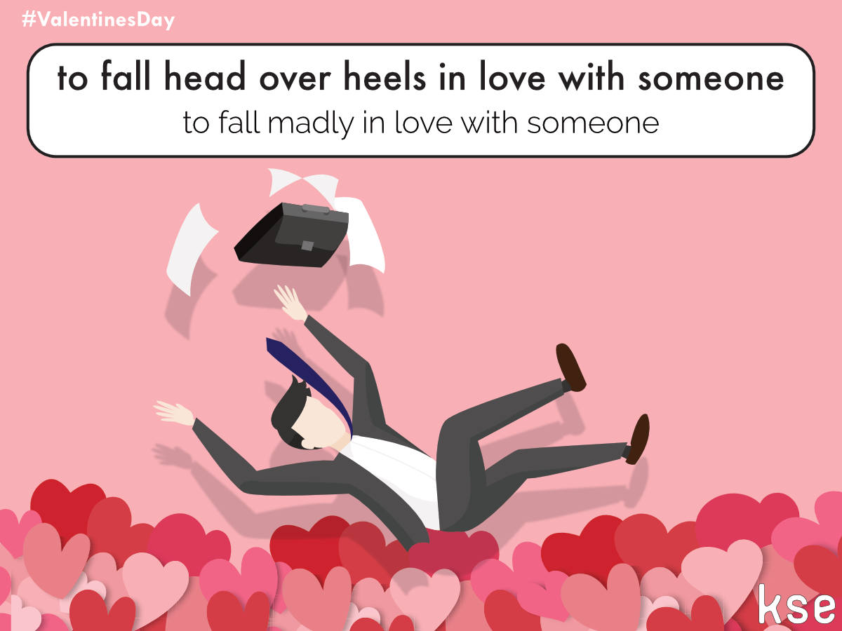 Head over heels in love” means “to be completely in love with someone”.  Example: When you are head over heels in love the… | English idioms,  Idioms, English vocab