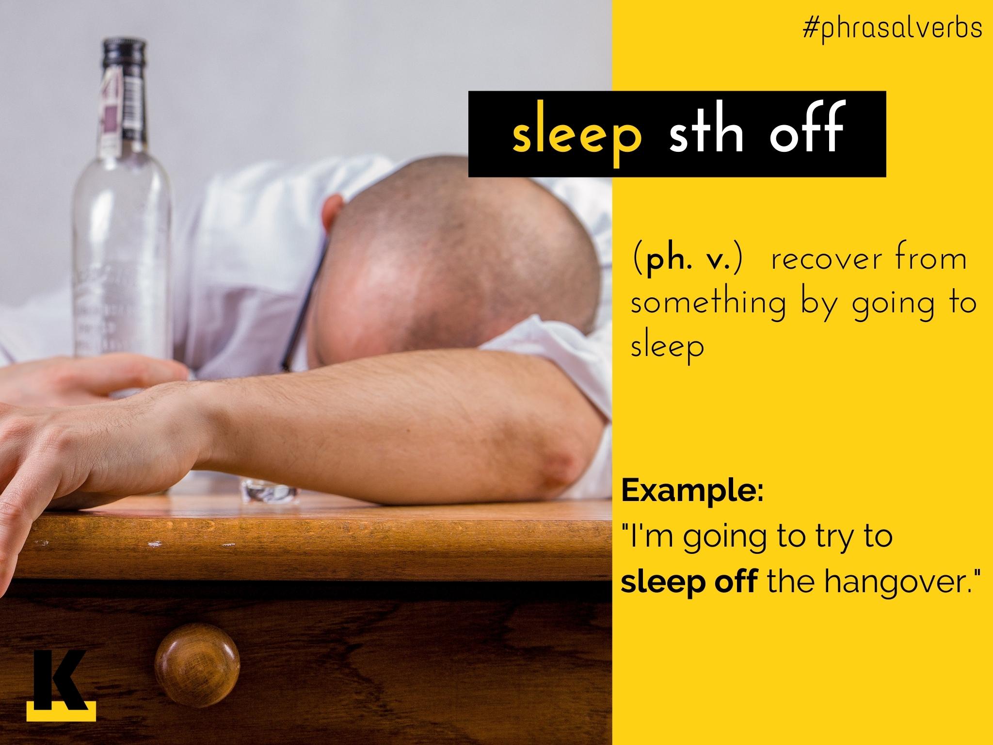 Phrasal Verbs With Sleep KSE Academy 