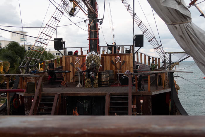 jolly roger pirate ship - Cancun Mexico Travel Diary