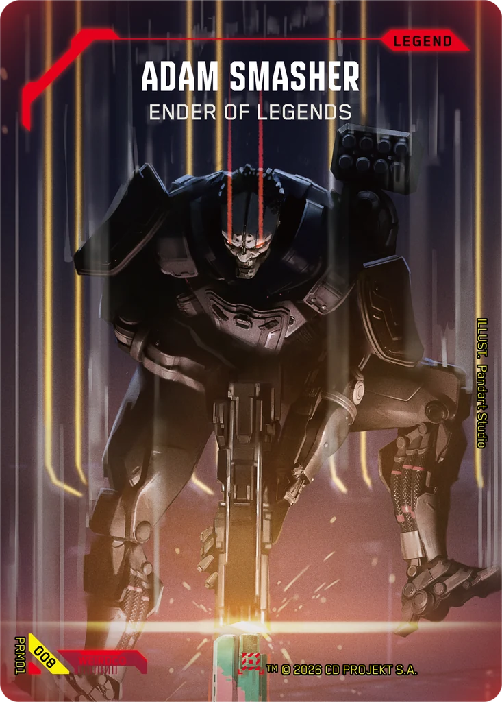 Adam Smasher - Ender of Legends Set 1 Promos Cyberpunk TCG card