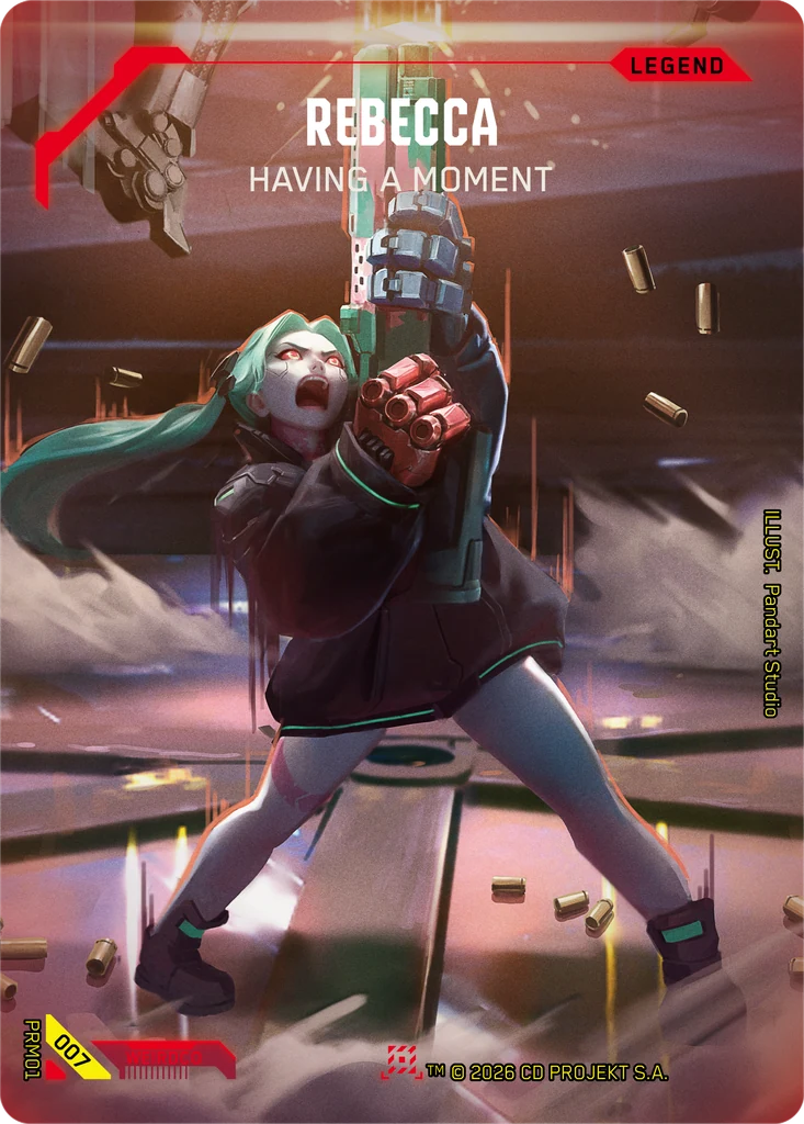 Rebecca - Having a Moment Set 1 Promos Cyberpunk TCG card