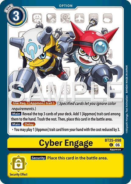 Cyber Engage BT25-098 C Dual Revolution Digimon card