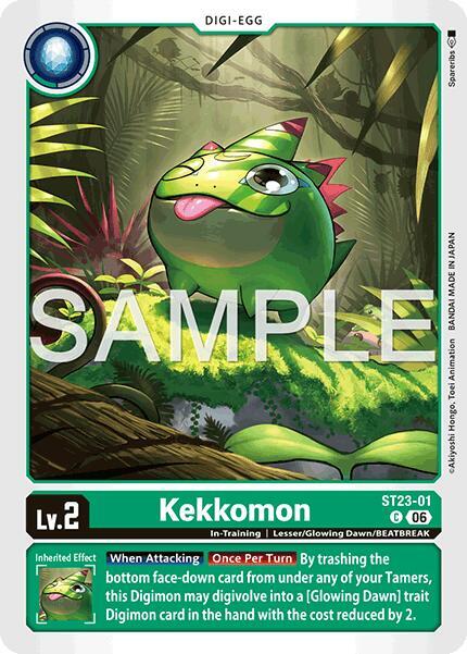 Kekkomon ST23-01 C Starter Deck 23: Beatbreak Digimon card