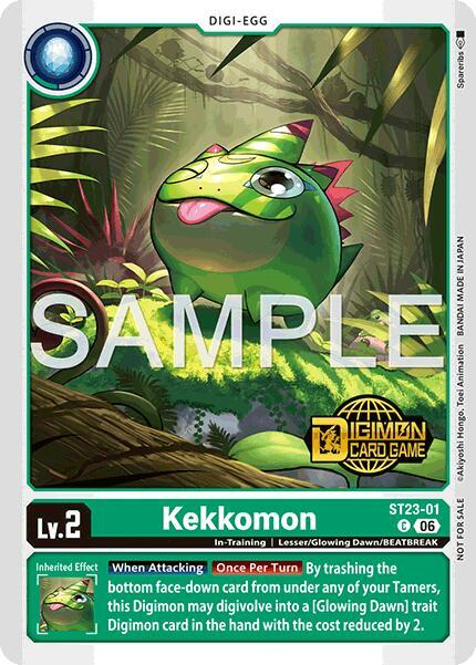 Kekkomon Welcome Tamers Pack Vol2 ST23-01 C Starter Deck 23: Beatbreak Release Event Cards Digimon card