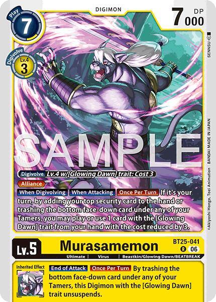 Murasamemon BT25-041 R Dual Revolution Digimon card