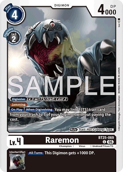 Raremon BT25-069 C Dual Revolution Digimon card