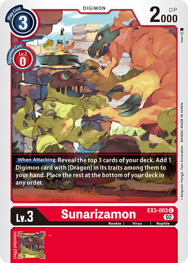 Examon EX3-074 SEC -Draconic Roar- Digimon card details