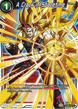 A Crack in Spacetime Foil EX06-36 Special Anniversary Set Dragonball Super card