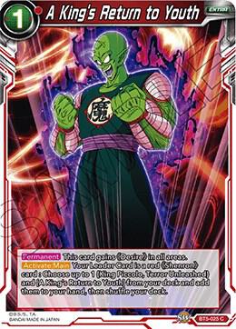 A Kings Return to Youth Foil BT5-025 Miraculous Revival Dragonball Super card