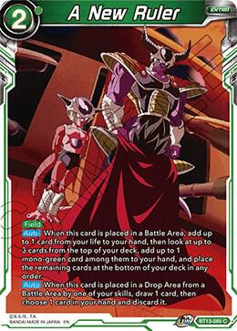 A New Ruler BT13-085 Supreme Rivalry Dragonball Super card