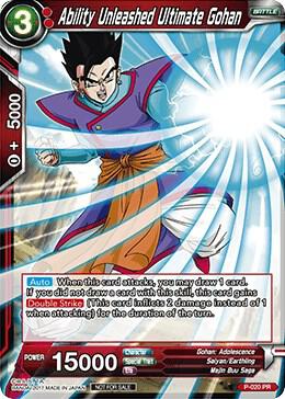 Ability Unleashed Ultimate Gohan P-020 Promotion Cards Dragonball Super card