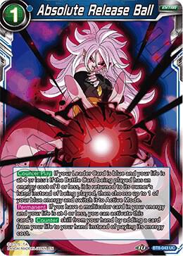 Absolute Release Ball Foil BT8-043 Malicious Machinations Dragonball Super card