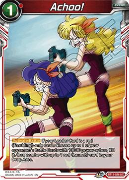 Achoo Foil BT12-026 Vicious Rejuvenation Dragonball Super card