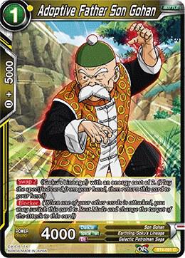 Adoptive Father Son Gohan Foil BT4-091 Colossal Warfare Dragonball Super card