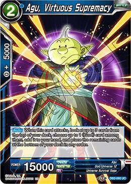 Agu Virtuous Supremacy Foil DB2-060 Draft Box 05 - Divine Multiverse Dragonball Super card