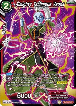 Almighty Technique Vados Foil EX06-03 Special Anniversary Set Dragonball Super card