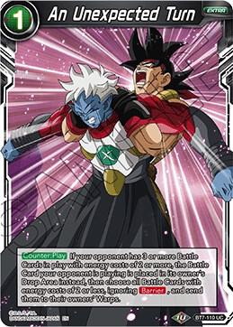 An Unexpected Turn Foil BT7-110 Assault of the Saiyans Dragonball Super card