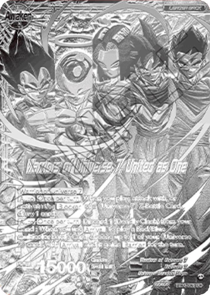 Android 17 Warriors of Universe 7 United as One 2023 Championship Finals Top 16 Silver Metal Foil BT20-001 Tournament Promotion Cards Dragonball Super card
