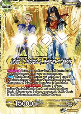 Android 17 and Android 18 Android 17 and Android 18 Harbingers of Calamity Foil BT13-092 Supreme Rivalry Dragonball Super card