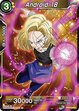Android 18 BT13-110 Supreme Rivalry Dragonball Super card