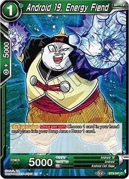 Android 19 Energy Fiend Foil BT9-041 Universal Onslaught Dragonball Super card