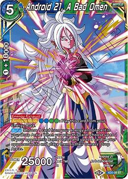 Android 21 A Bad Omen XD2-08 Malicious Machinations Dragonball Super card