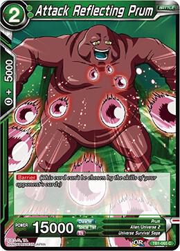 Attack Reflecting Prum TB1-065 Tournament of Power Dragonball Super card