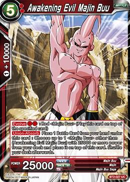 Awakening Evil Majin Buu BT2-027 Union Force Dragonball Super card