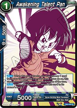 Awakening Talent Pan Alternate Art Foil TB2-024 Special Anniversary Set 2020 Dragonball Super card