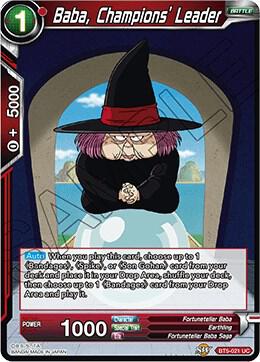 Baba Champions Leader Foil BT5-021 Miraculous Revival Dragonball Super card