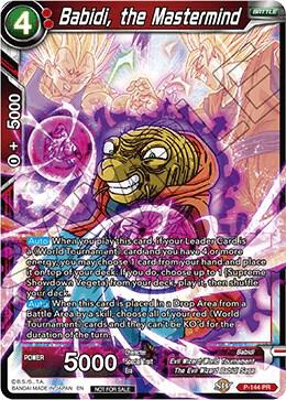 Babidi the Mastermind Power Booster P-144 Promotion Cards Dragonball Super card
