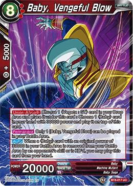Baby Vengeful Blow BT8-017 Malicious Machinations Dragonball Super card