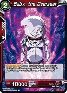 Baby the Overseer BT8-018 Malicious Machinations Dragonball Super card
