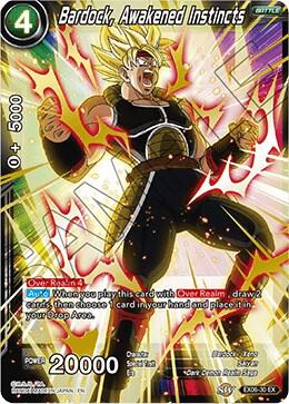 Bardock Awakened Instincts Foil EX06-30 Special Anniversary Set Dragonball Super card
