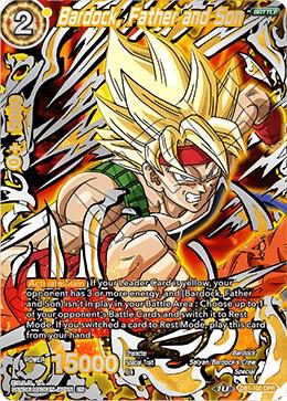 Bardock Father and Son DB1-100 Draft Box 04 - Dragon Brawl Dragonball Super card