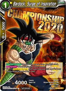 Bardock Surge of Inspiration P-204 Promotion Cards Dragonball Super card