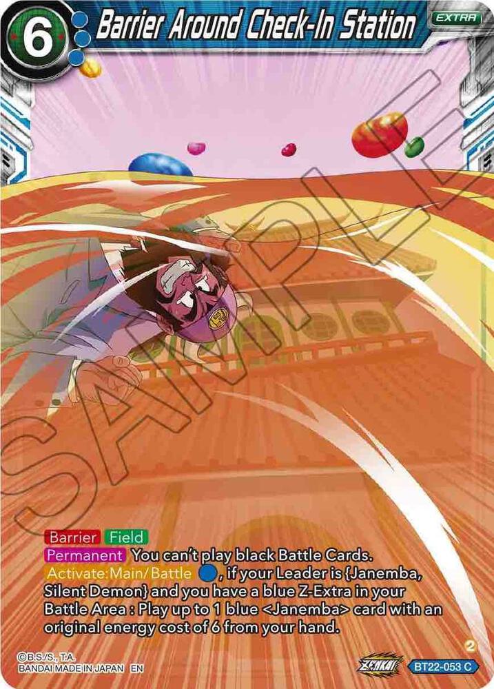 Barrier Around Check In Station BT22-053 Critical Blow Dragonball Super card