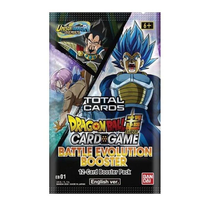 Battle Evolution Booster Pack Battle Evolution Booster Dragonball Super card