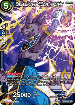 Beerus Universe 7 Divine Vanquisher TB1-030 Tournament of Power Dragonball Super card