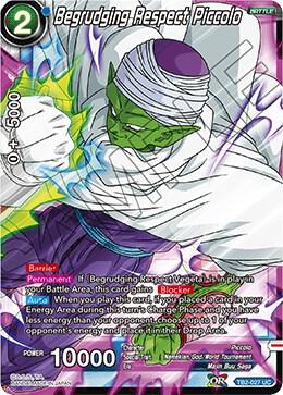 Begrudging Respect Piccolo TB2-027 World Martial Arts Tournament Dragonball Super card