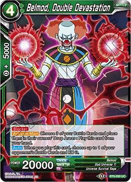 Belmod Double Devastation Foil BT9-050 Universal Onslaught Dragonball Super card