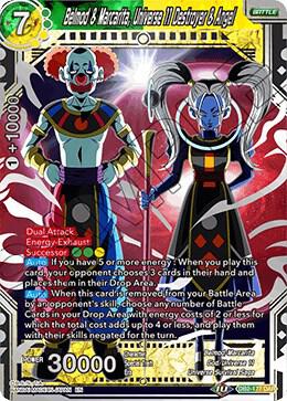 Belmod and Marcarita Universe 11 Destroyer and Angel DB2-177 Draft Box 05 - Divine Multiverse Dragonball Super card